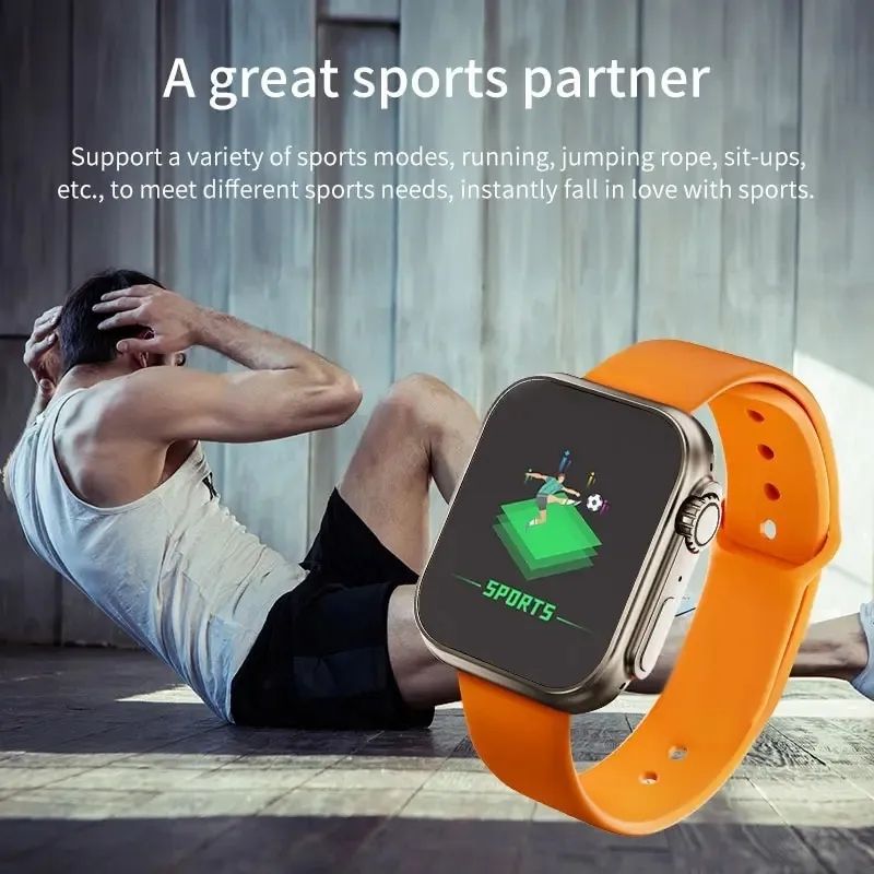 D20 Ultra Smart Watch | Heart Rate, Blood Pressure & Oxygen Monitor (Random Color)
