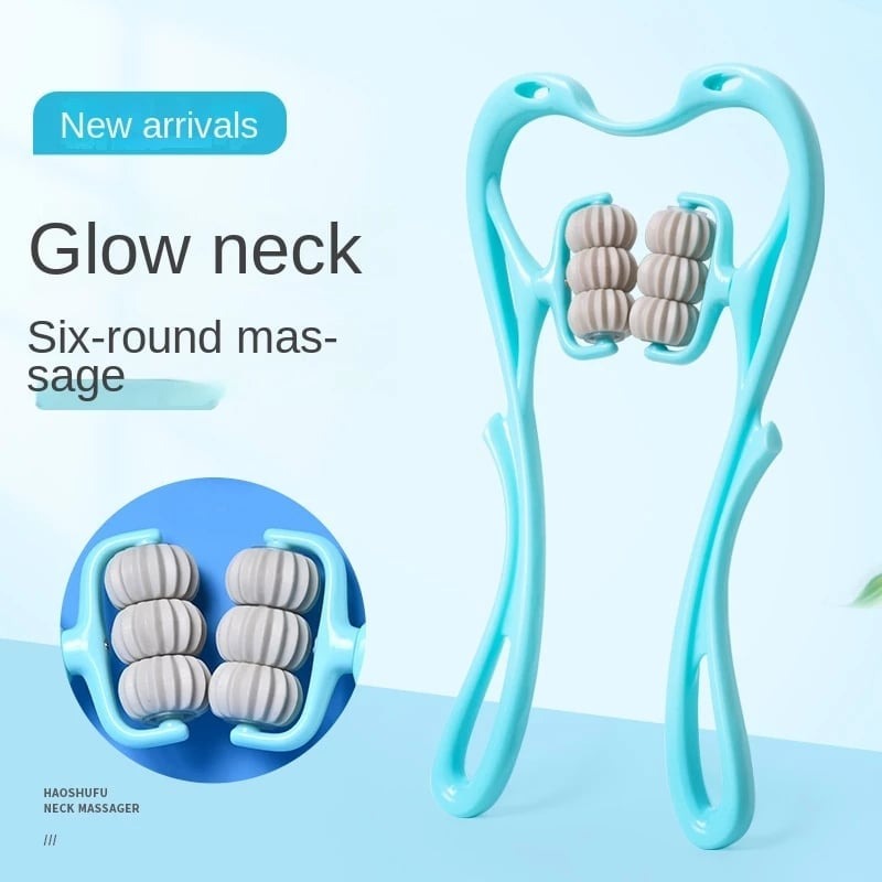 6-Wheel Neck, Back & Shoulder Massager (Random Color)
