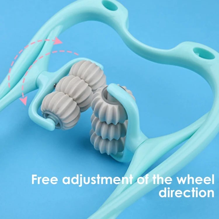 6-Wheel Neck, Back & Shoulder Massager (Random Color)