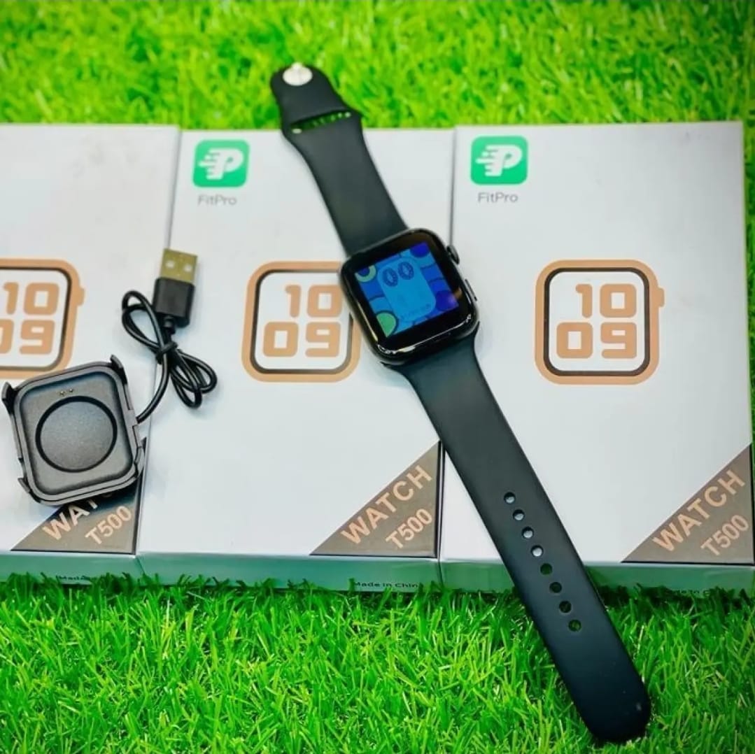 T500 Bluetooth Smart Watch | Fitness & Heart Rate Tracker (Random Color)