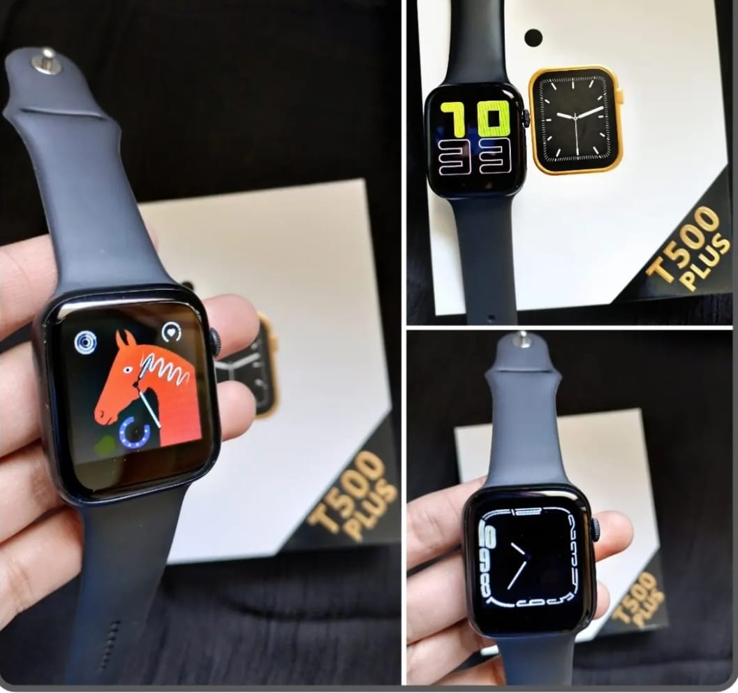T500 Bluetooth Smart Watch | Fitness & Heart Rate Tracker (Random Color)