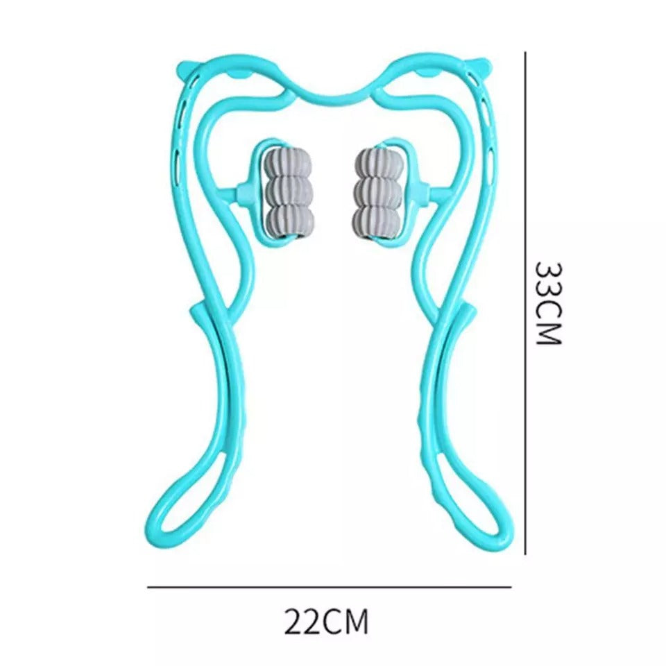 6-Wheel Neck, Back & Shoulder Massager (Random Color)