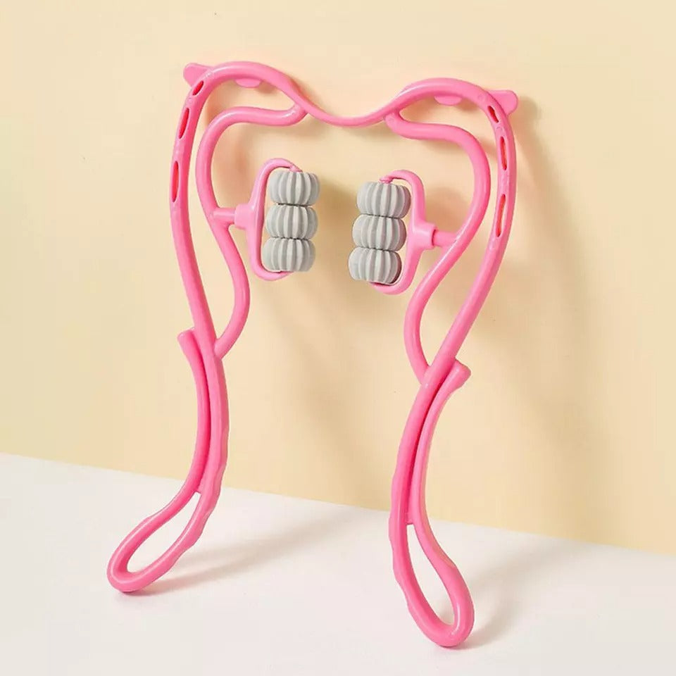 6-Wheel Neck, Back & Shoulder Massager (Random Color)