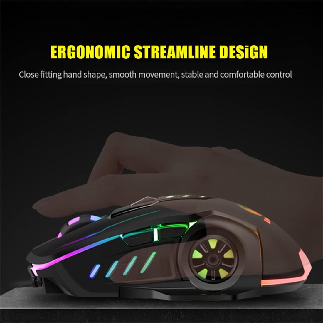 RGB Gaming Mouse | LED Backlit Precision Mouse