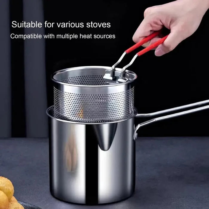 Premium Deep Frying Pot | Easy-Clean & Durable Design