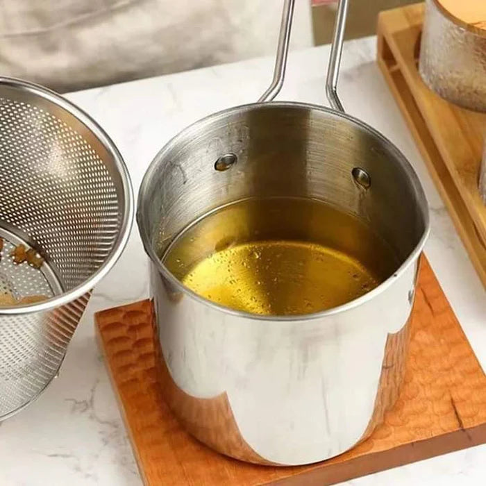 Premium Deep Frying Pot | Easy-Clean & Durable Design
