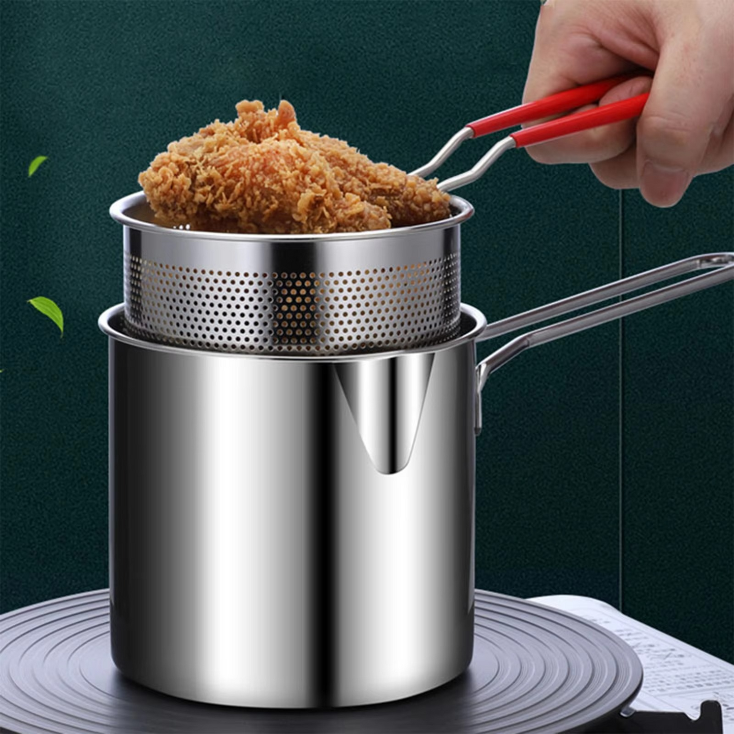 Premium Deep Frying Pot | Easy-Clean & Durable Design