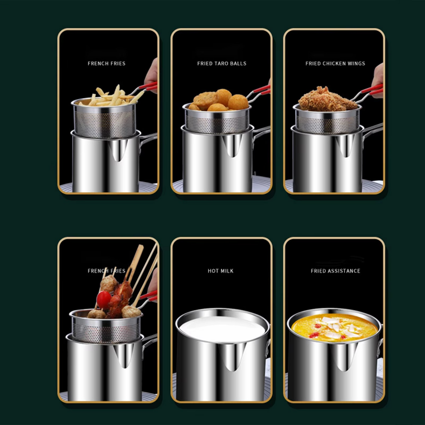 Premium Deep Frying Pot | Easy-Clean & Durable Design