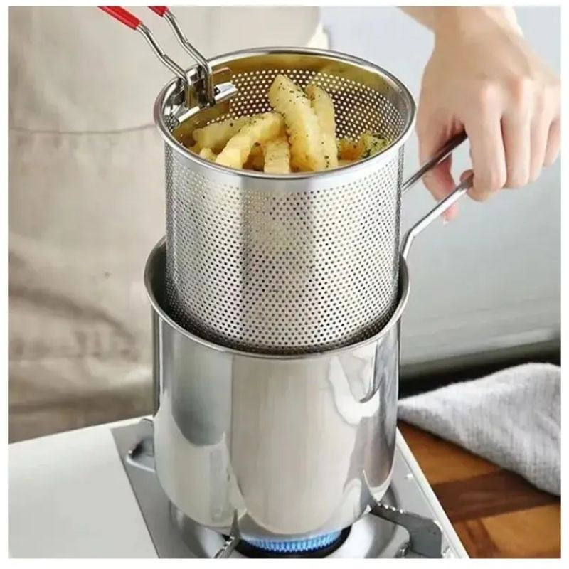 Premium Deep Frying Pot | Easy-Clean & Durable Design