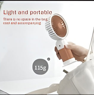 Portable Mini Cooling Fan | USB Rechargeable with Stand (Random Color)
