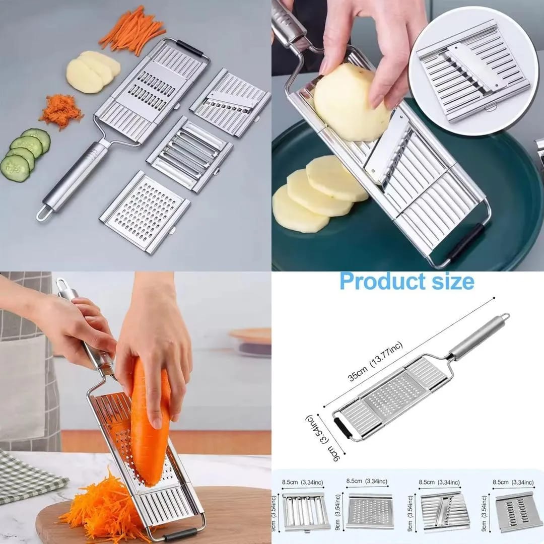 5-in-1 Adjustable Mandoline Slicer & Vegetable Cutter