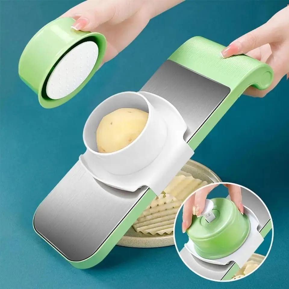 5-in-1 Adjustable Mandoline Slicer & Vegetable Cutter