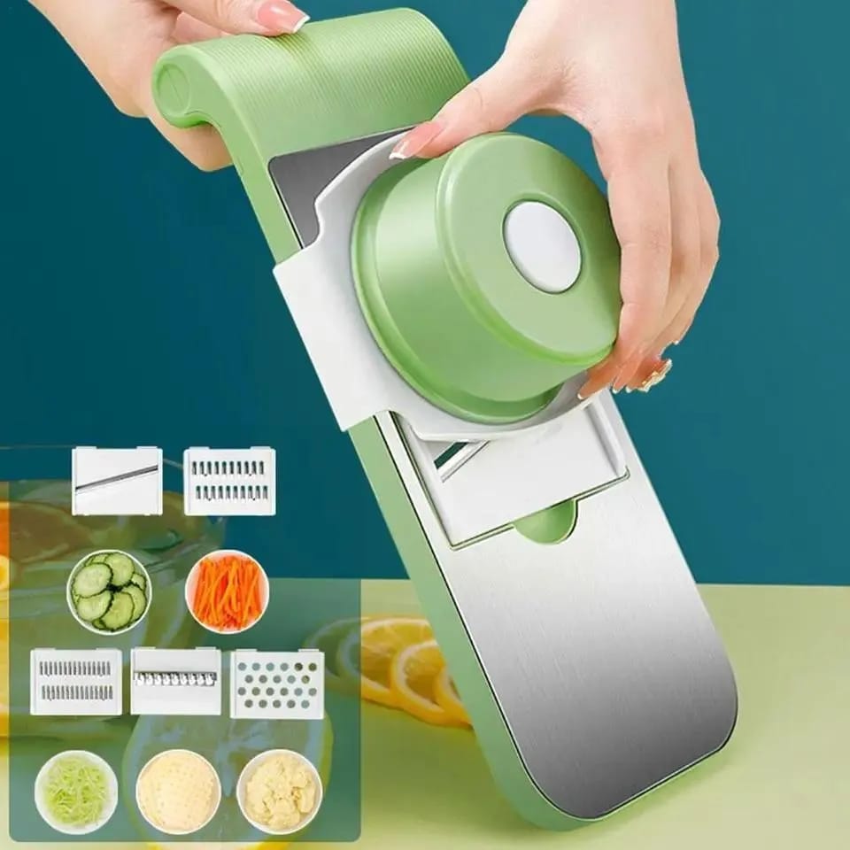 5-in-1 Adjustable Mandoline Slicer & Vegetable Cutter
