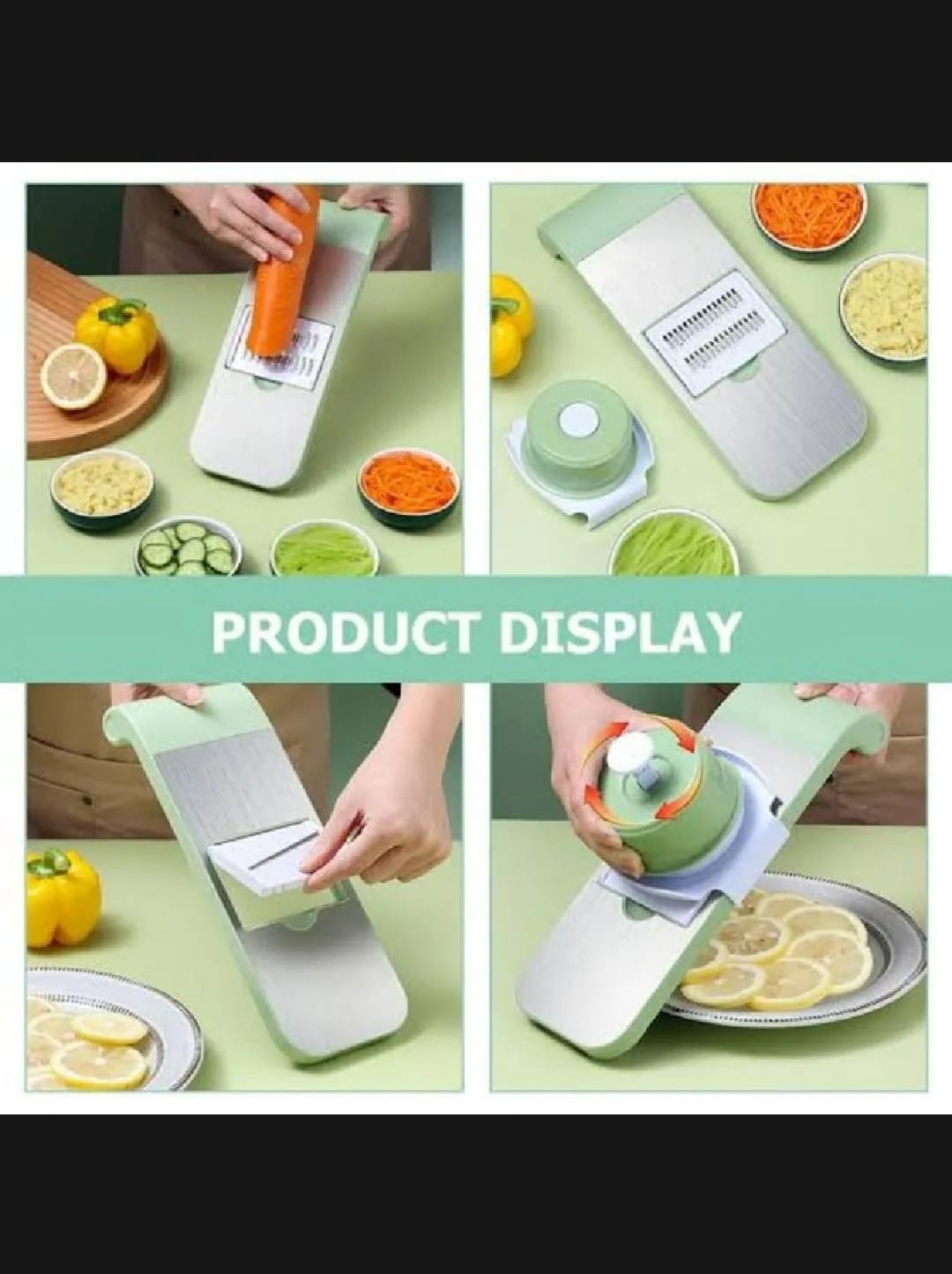5-in-1 Adjustable Mandoline Slicer & Vegetable Cutter