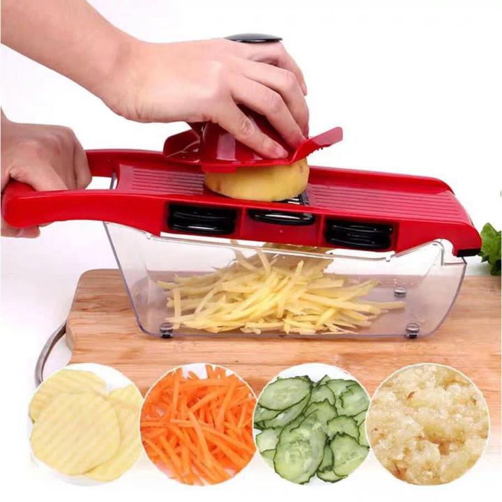 10-in-1 Multi-Function Vegetable Cutter & Mandoline Slicer