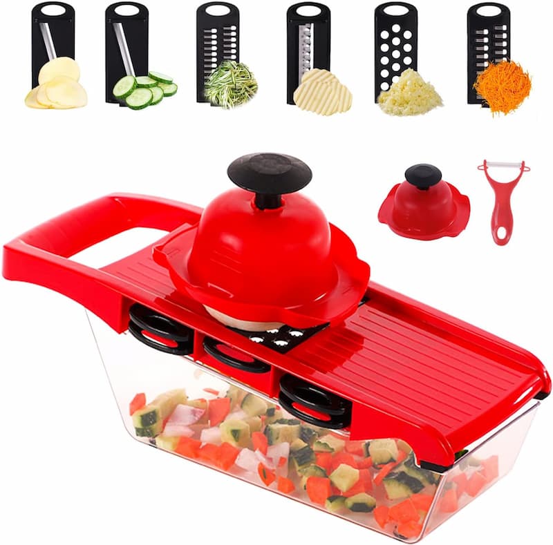 10-in-1 Multi-Function Vegetable Cutter & Mandoline Slicer