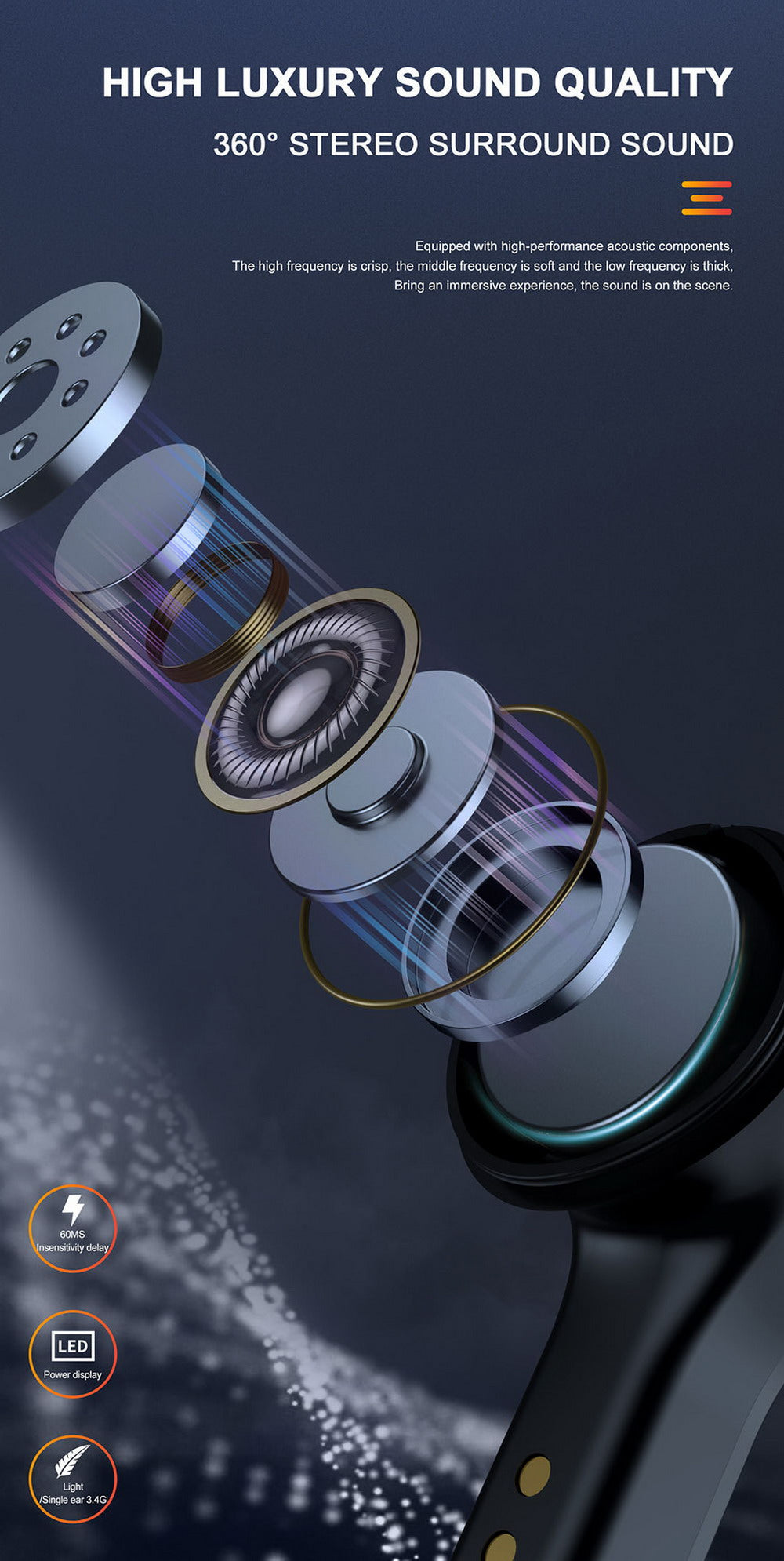 Lenovo HQ08 TWS Gaming Earbuds | Low Latency HiFi Sound