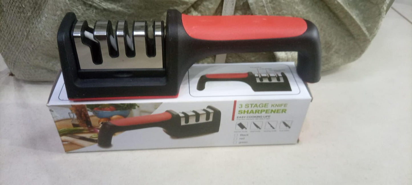 3-in-1 Diamond Knife Sharpener | Professional Blade Restorer