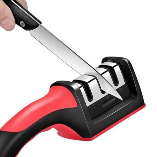 3-in-1 Diamond Knife Sharpener | Professional Blade Restorer