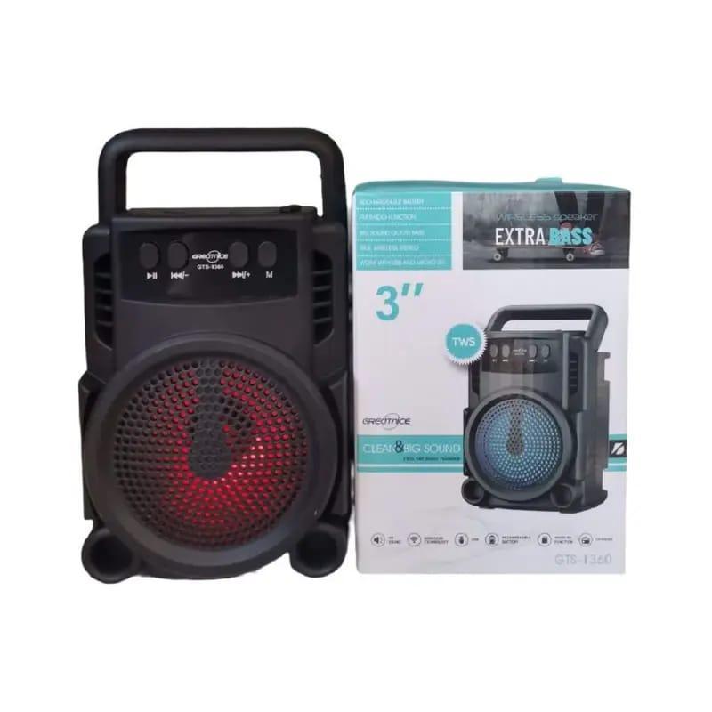 GTS-1360 Portable Bluetooth Speaker | Extra Bass & Long Battery Life