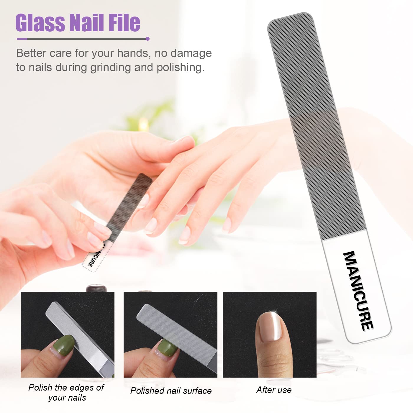 16-in-1 Professional Stainless Steel Manicure & Pedicure Grooming Kit (Random Color)