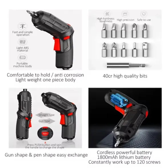 47-in-1 Rechargeable Precision Electric Screwdriver