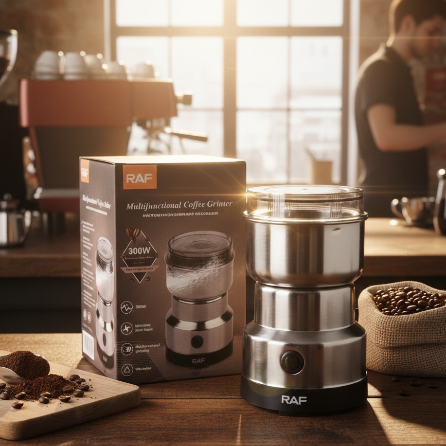RAF R-7113 Electric Grinder | 300W Coffee, Spice & Masala Grinder