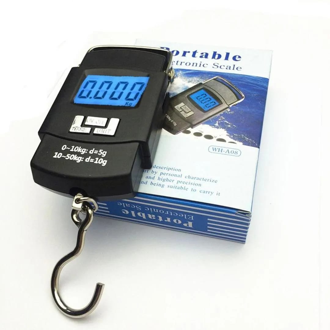 Portable Digital Hanging Scale | 50kg Capacity with LCD Display