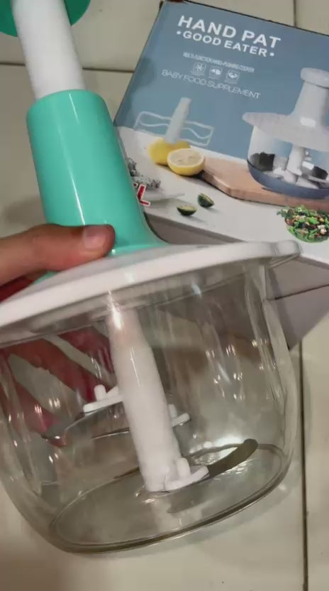 1.5L Manual Push Chopper | Multi-Purpose Food Processor